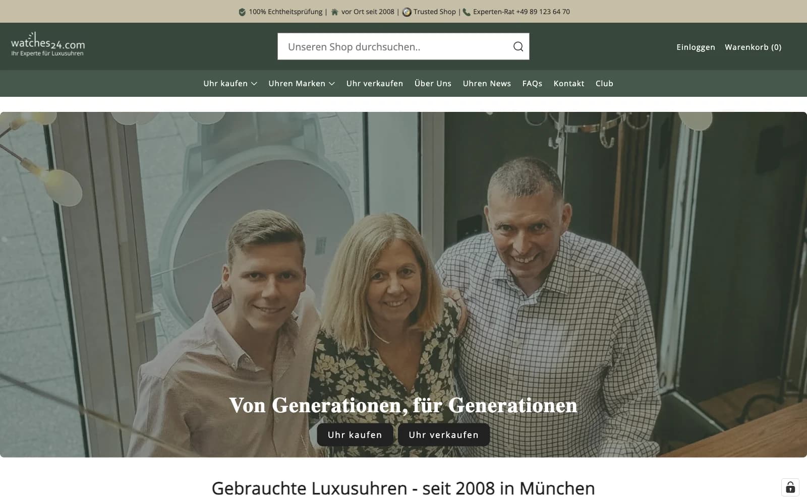 watches24.com Website